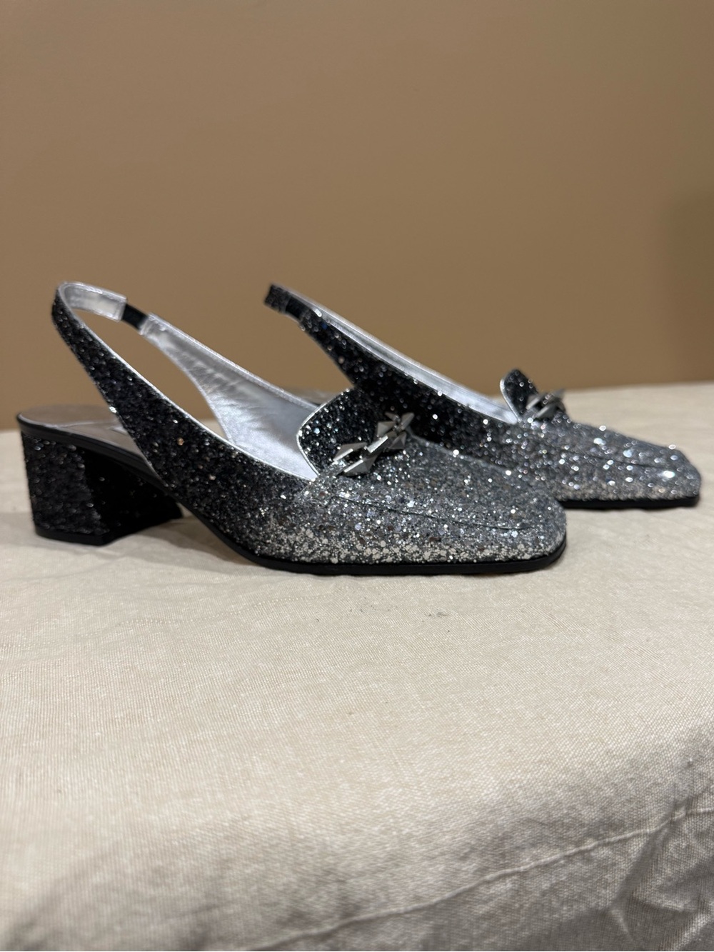 Jimmy Choo Glitter Ombre Low Slingback